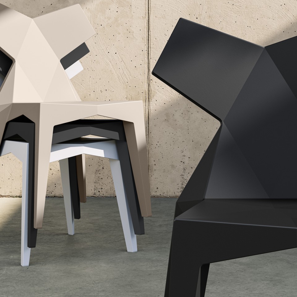 VONDOM Chair KIMONO - Set of 4