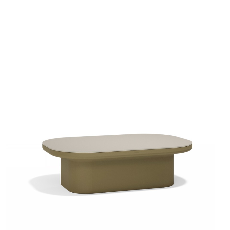 VONDOM LUNA Loungetisch – elegantes Design-Gartenmöbel für Terrasse, Lounge & Poolbereich.