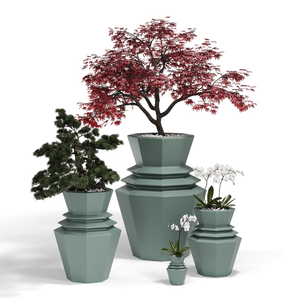 VONDOM Jardinera ORIGAMI Hinoki 80 / 120 cm