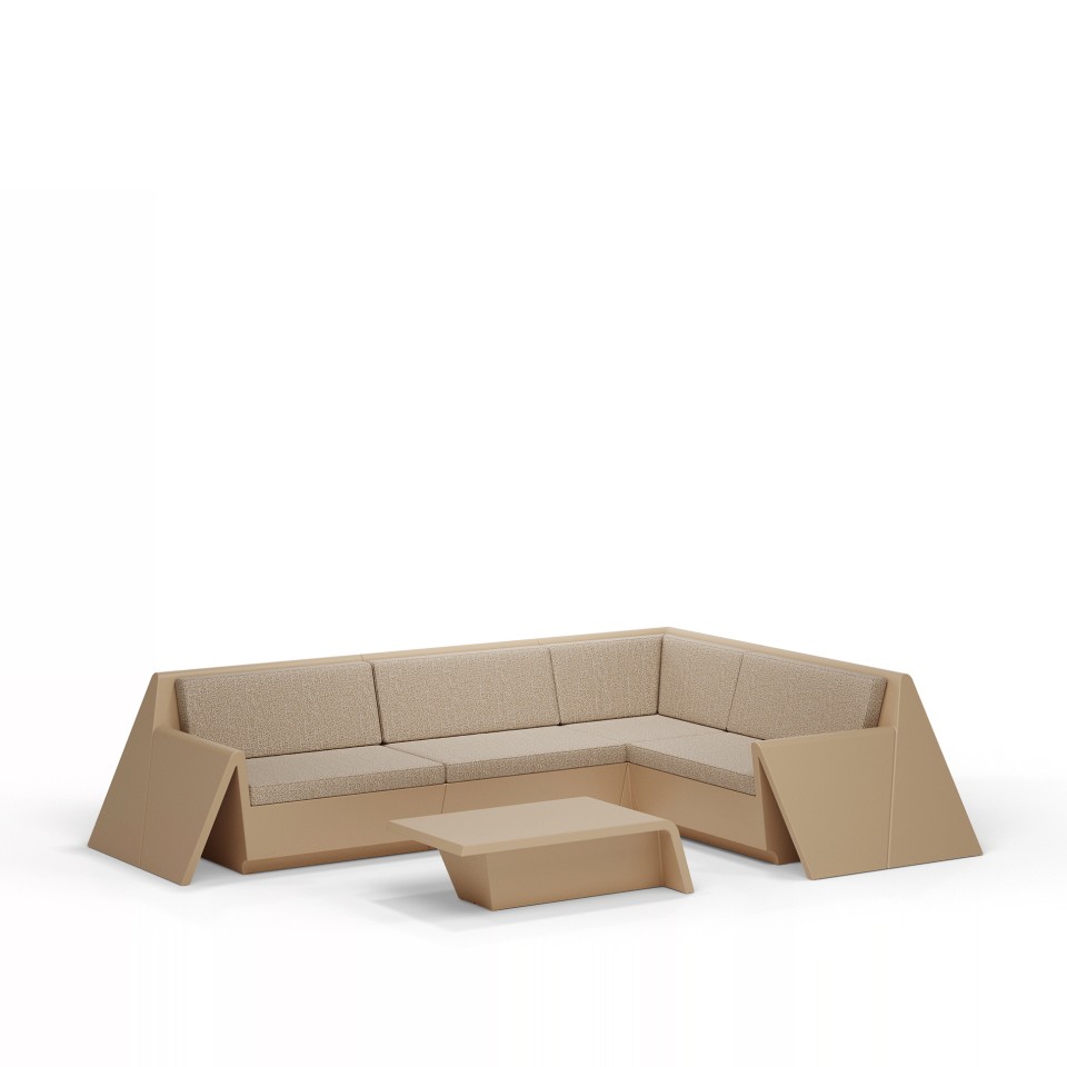 VONDOM Ecksofa & Loungetisch REST