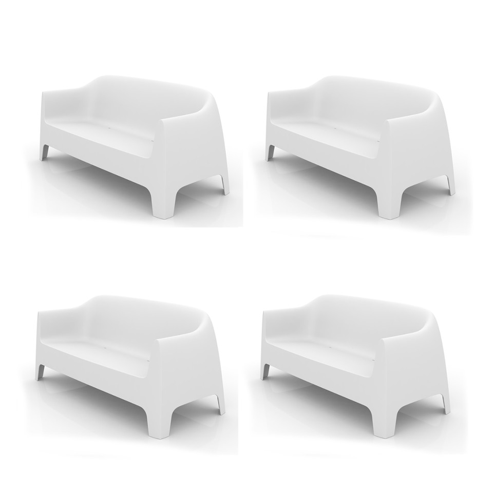 VONDOM диван SOLID 180 см - 4 шт.