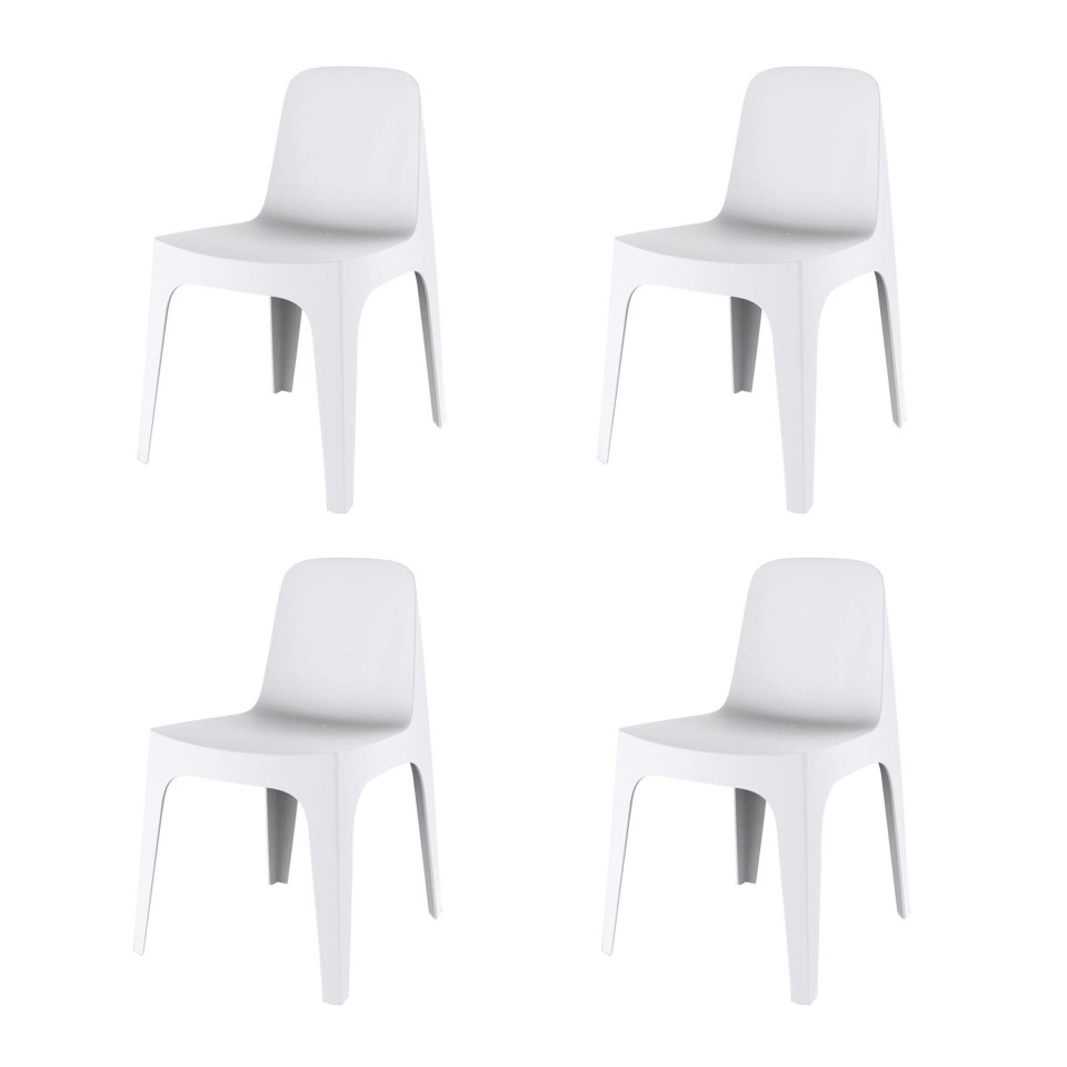 VONDOM Silla SOLID - Juego de 4