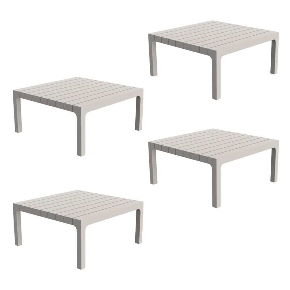 VONDOM Loungetisch SPRITZ- 45x45x28cm - 4er-Set