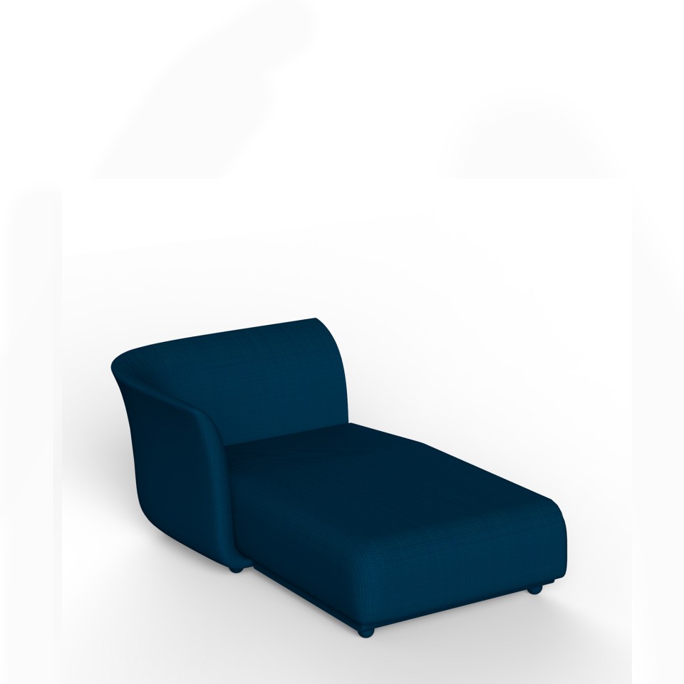 VONDOM Módulo SUAVE chaise longue derecha