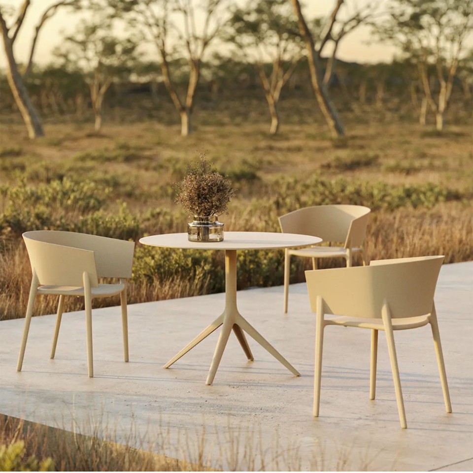 VONDOM bistro table MARI-SOL 4 - Ø 79/89/100 x 73cm