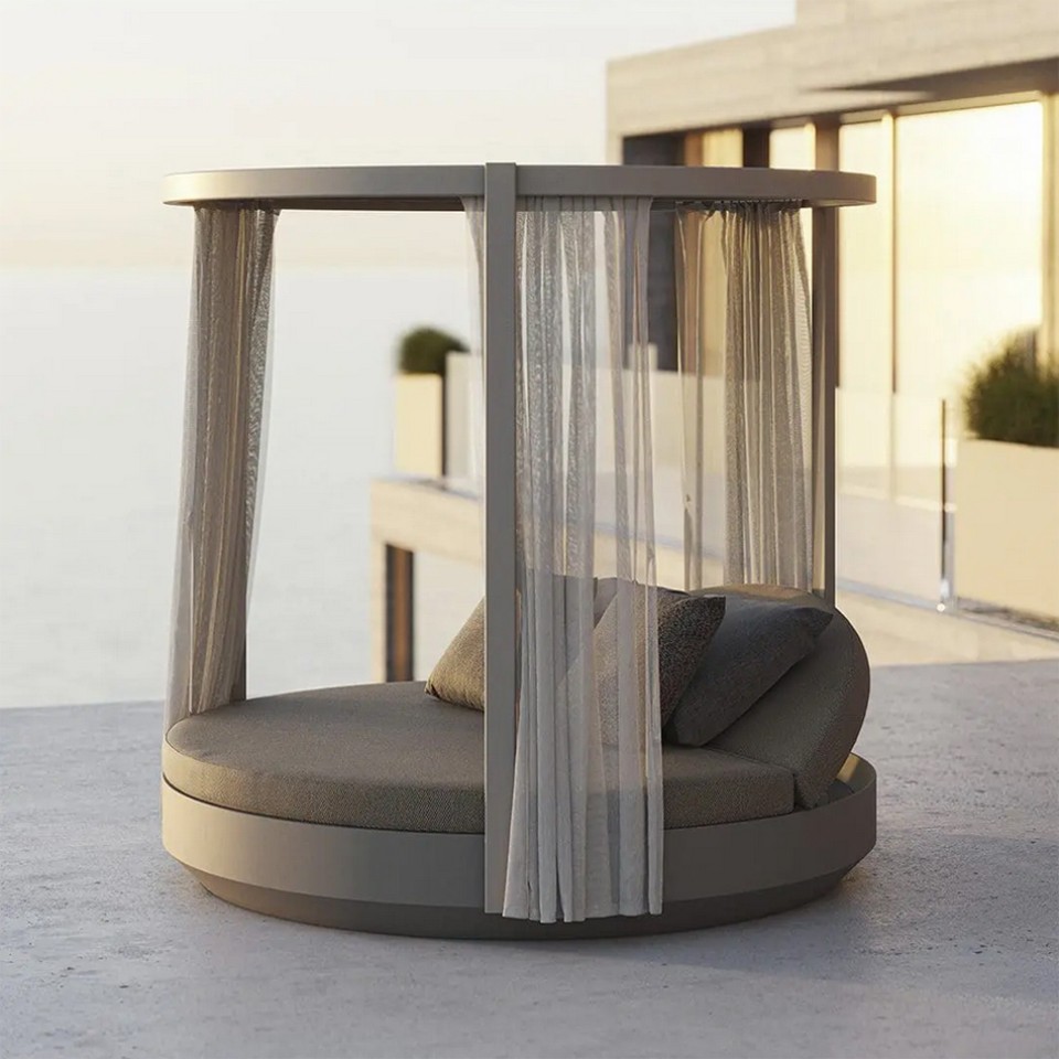 Daybed VONDOM VELA – Ø 210 cm con pérgola