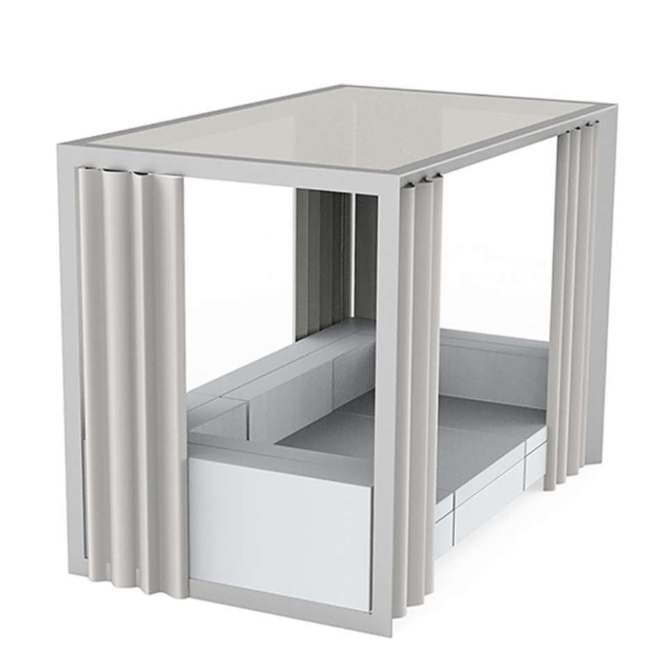 VONDOM VELA Pavillon für Sofaelemente - 305x182x220cm