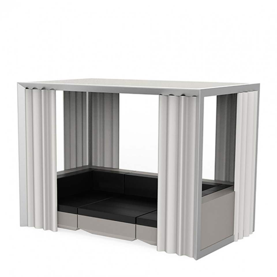 VONDOM VELA Pavillon für Sofaelemente - 305x182x220cm