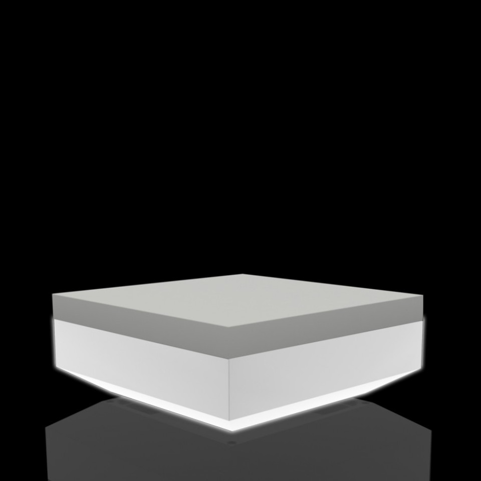 VONDOM Beleuchteter Pouf VELA - 80/100 x 40cm
