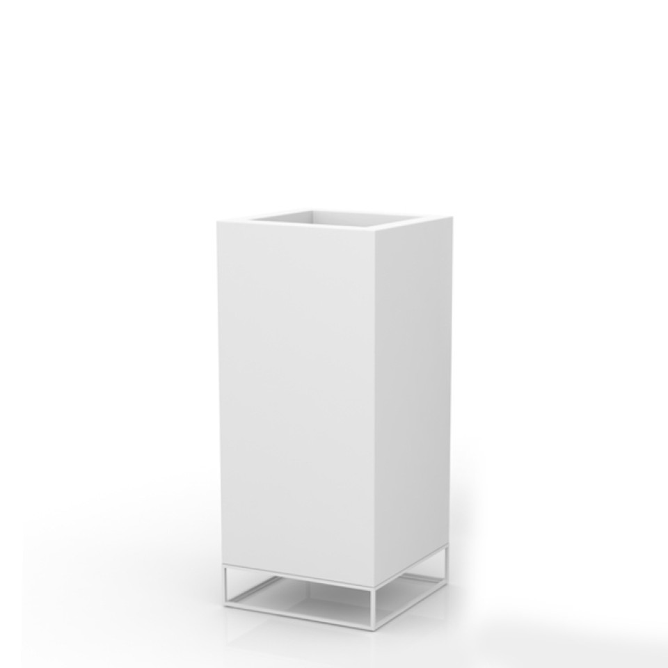 VONDOM Лакований квітковий горщик VELA CUBO ALTO 90