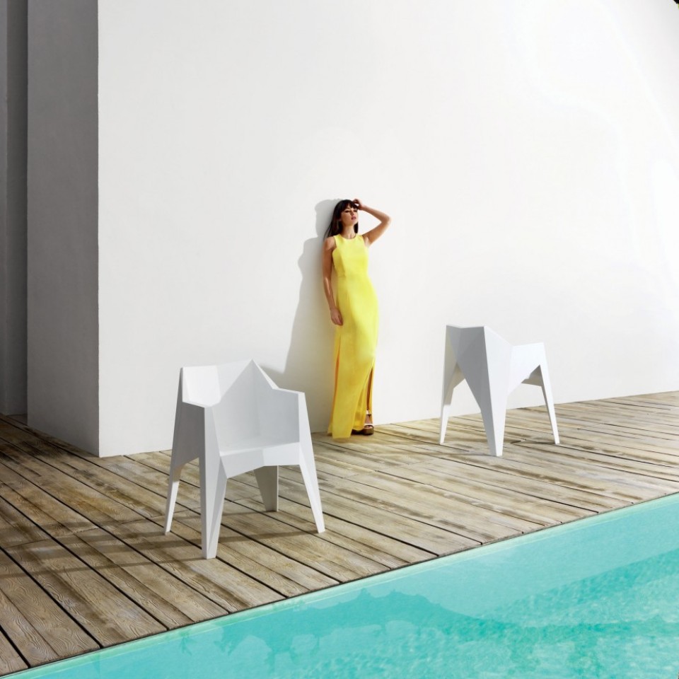 VONDOM стілець з підлокітниками VOXEL - 4шт