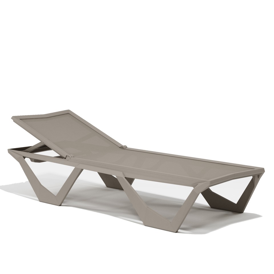 VONDOM шезлонг VOXEL - 62x200x35cм - 4шт.