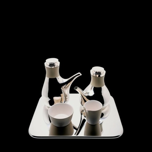 OFFICINA ALESSI Tee & Kaffeeservice CHIPPERFIELD