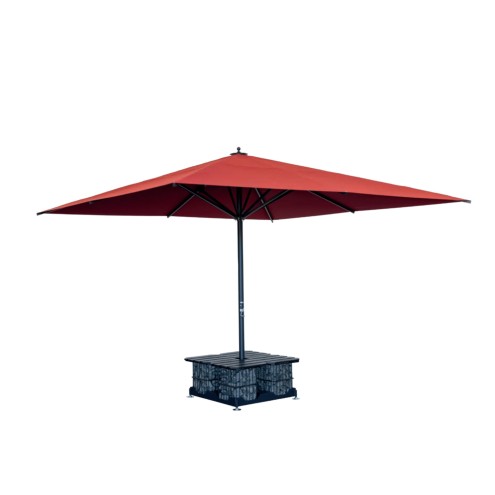 CARAVITA Sonnenschirm CENTRO quadratisch 3 x 3 Meter