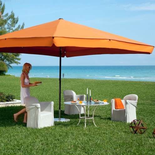 CARAVITA Sonnenschirm SUPREMO rechteckig 3 x 5 Meter