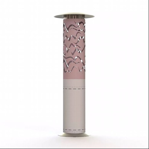 GLAMMFIRE Gas- Heizstrahler SAMBA mit Fernbedienung - RAL-Farbe