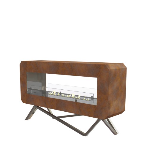 GLAMMFIRE Ethanolkamin Urban Corten-Stahl