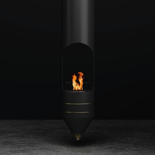 GLAMMFIRE Ethanolkamin SIGNATURE schwarz / gold