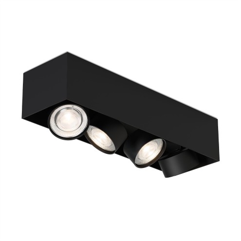 MAWA Wittenberg 4.0 – LED-Aufbaustrahler rechteckig – 4-flammig - kopfbündig