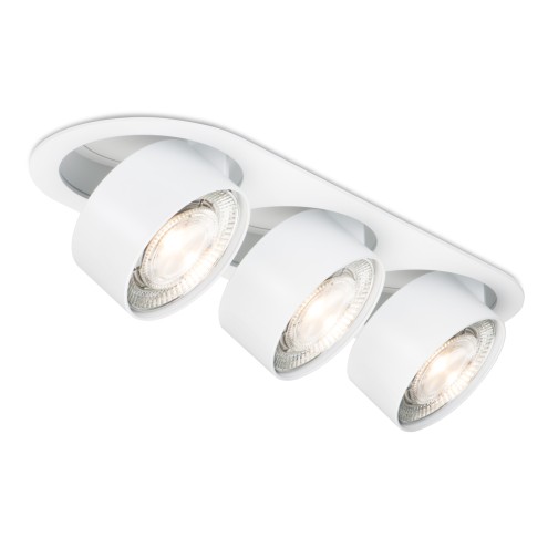 MAWA Wittenberg 4.0 – LED Einbaustrahler rechteckig soft – 3-flammig - halbbündig