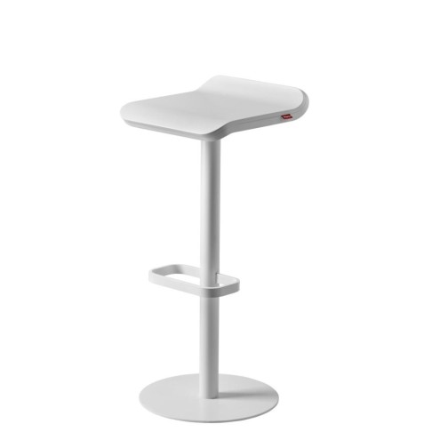 MOREE Barhocker ED weiß / weiß - Höhenverstellbar