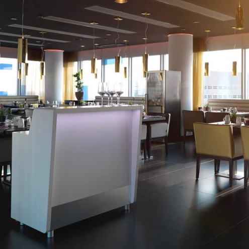 MOREE Barelement / Theke LED - 108 x 107 x 70 cm