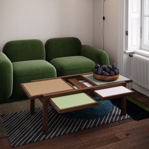 SCULPTURES JEUX Couchtisch HEXA Torino