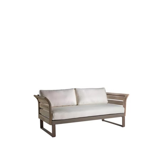 SIFAS KOMFY TEAK Loungesofa 2-Sitzer