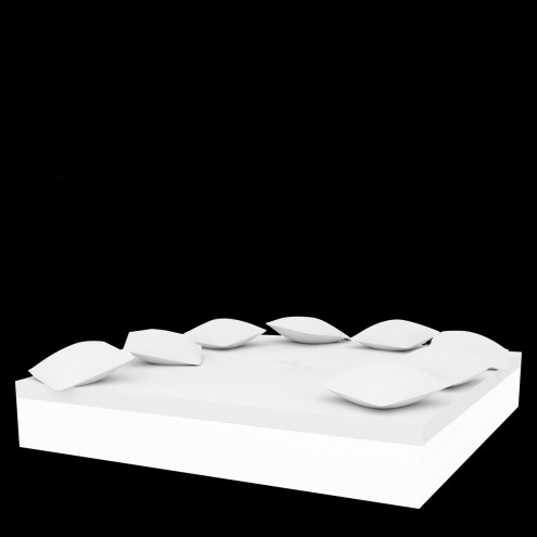 VONDOM JUT Daybed с подсветкой, подушка 240 x 240 cm