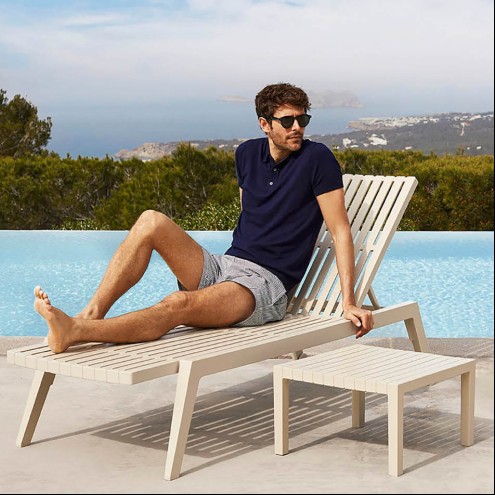 VONDOM Beistelltisch SPRITZ - 59x59x40cm - 4er-Set
