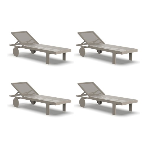 VONDOM Sonnenliege - GATSBY 4er-Set