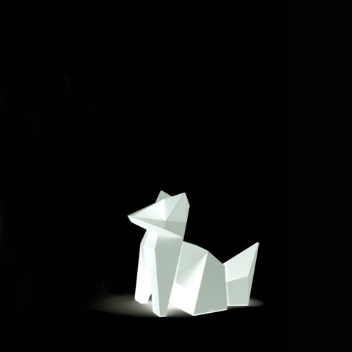 VONDOM Beleuchtetes Designobjekt ORIGAMI KOKITSUNE