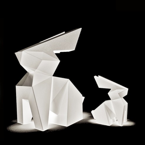 VONDOM Beleuchtetes Designobjekt ORIGAMI KOUSAGI
