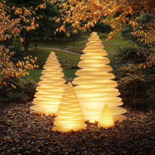 VONDOM CHRISMY Design-Weihnachtsbaum 3er-Set (50/100/150 cm), Outdoor