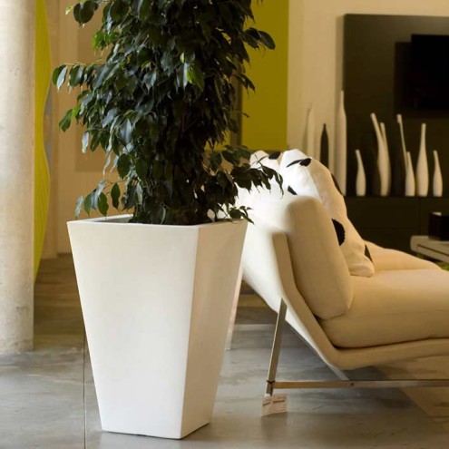 VONDOM Pflanzgefäß CONO QUADRATO ALTO 68