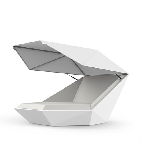 VONDOM Daybed FAZ mit Sonnenblende - 180x180cm
