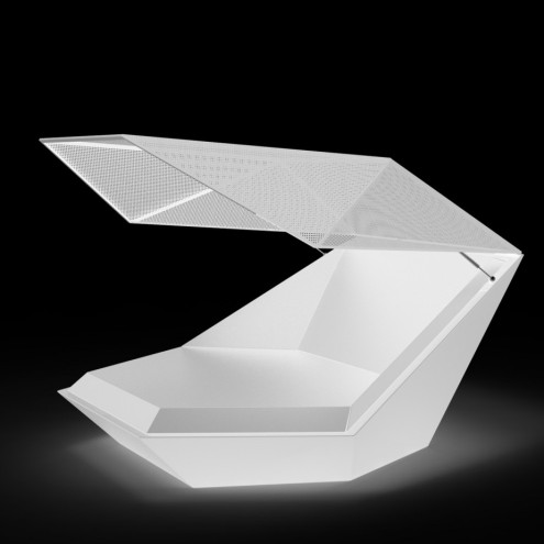 VONDOM Beleuchtetes Daybed FAZ mit Sonnendach - 180x180cm