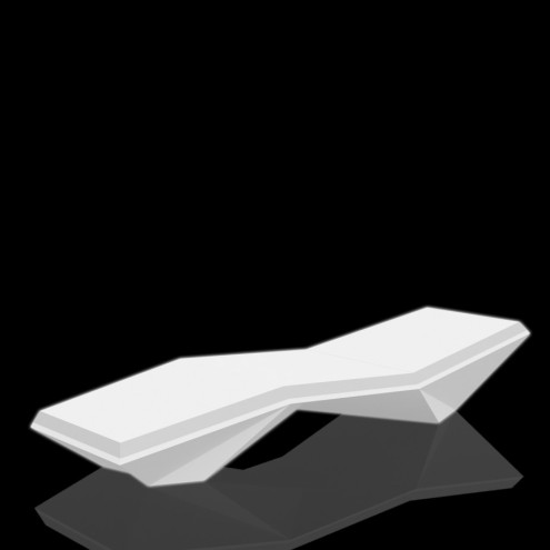 VONDOM Beleuchtete Sonnenliege FAZ I - 70x204cm