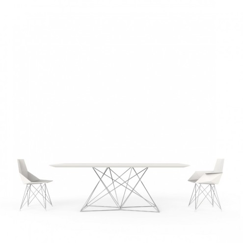 VONDOM Esstisch FAZ Stahl - 200x100x72cm