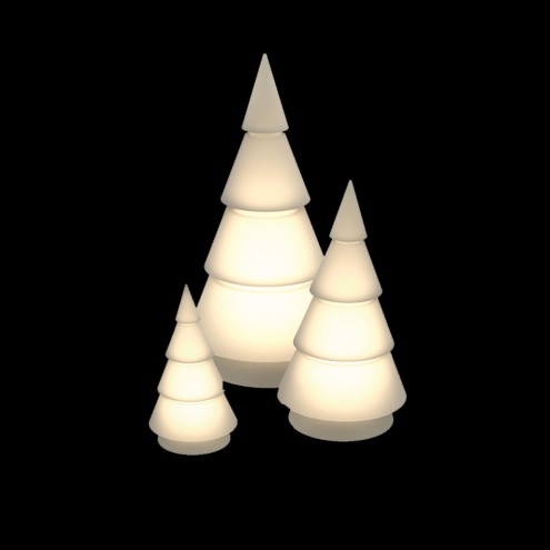 VONDOM FOREST Design-Weihnachtsbaum 3er-Set (100/150/200 cm), Outdoor