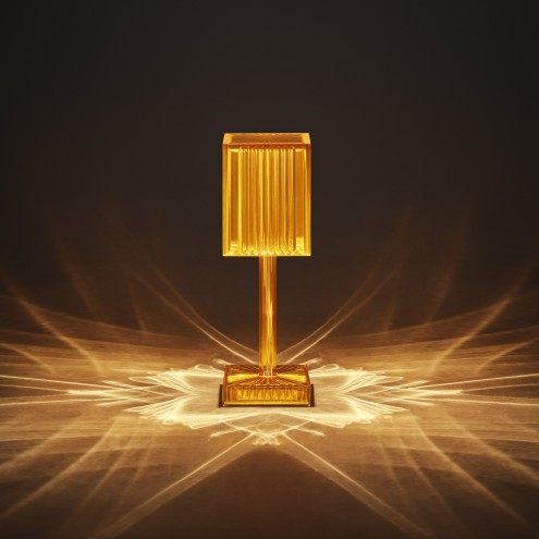 VONDOM Tischleuchte GATSBY Prisma amber - LED