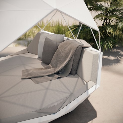 VONDOM Daybed IGLU mit Stoffdach - 235x200cm