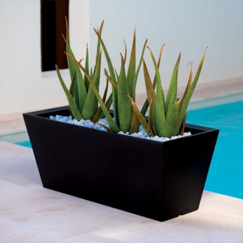 VONDOM Lackiertes Pflanzgefäß JARDINERA CONICA 80