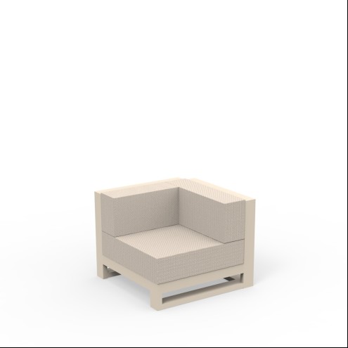 VONDOM Sitzelement POSIDONIA - Armlehne links