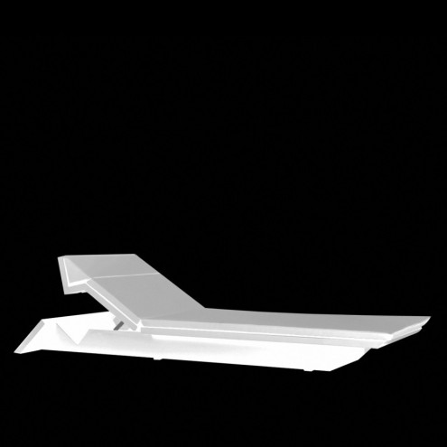 VONDOM Beleuchtete Sonnenliege REST - 72x223cm