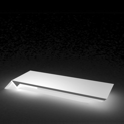 VONDOM Beleuchtete Sonnenliege REST - 72x223cm