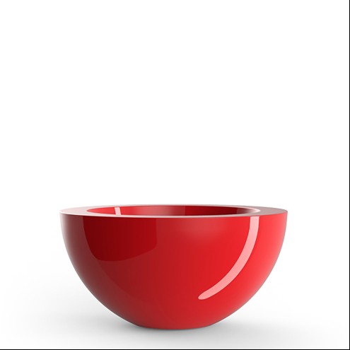 VONDOM Lackiertes Pflanzgefäß SFERA 80