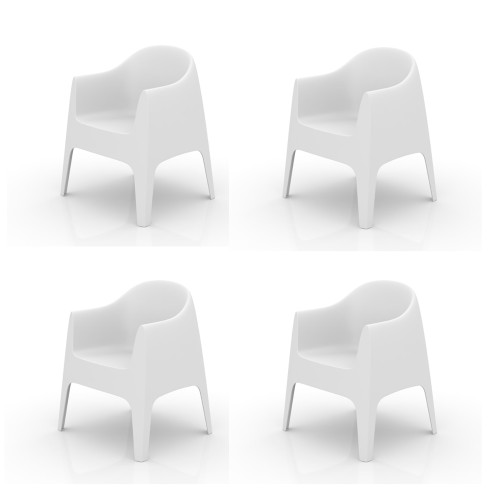 VONDOM Sillón SOLID - Lote de 4