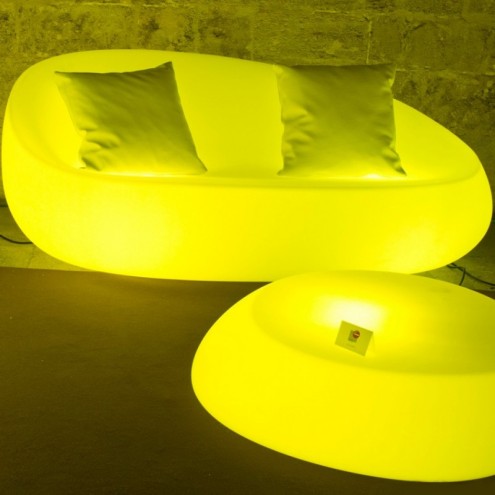 VONDOM Beleuchtetes Sofa STONE