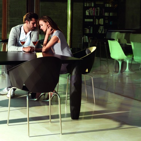 VONDOM Bistrotisch VASES - 100x100x73cm